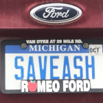 Save Ash License Plate